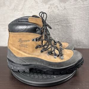 Danner Combat Hiker Mens Size 10 Military Boots Brown Leather 43513X Vibram USA